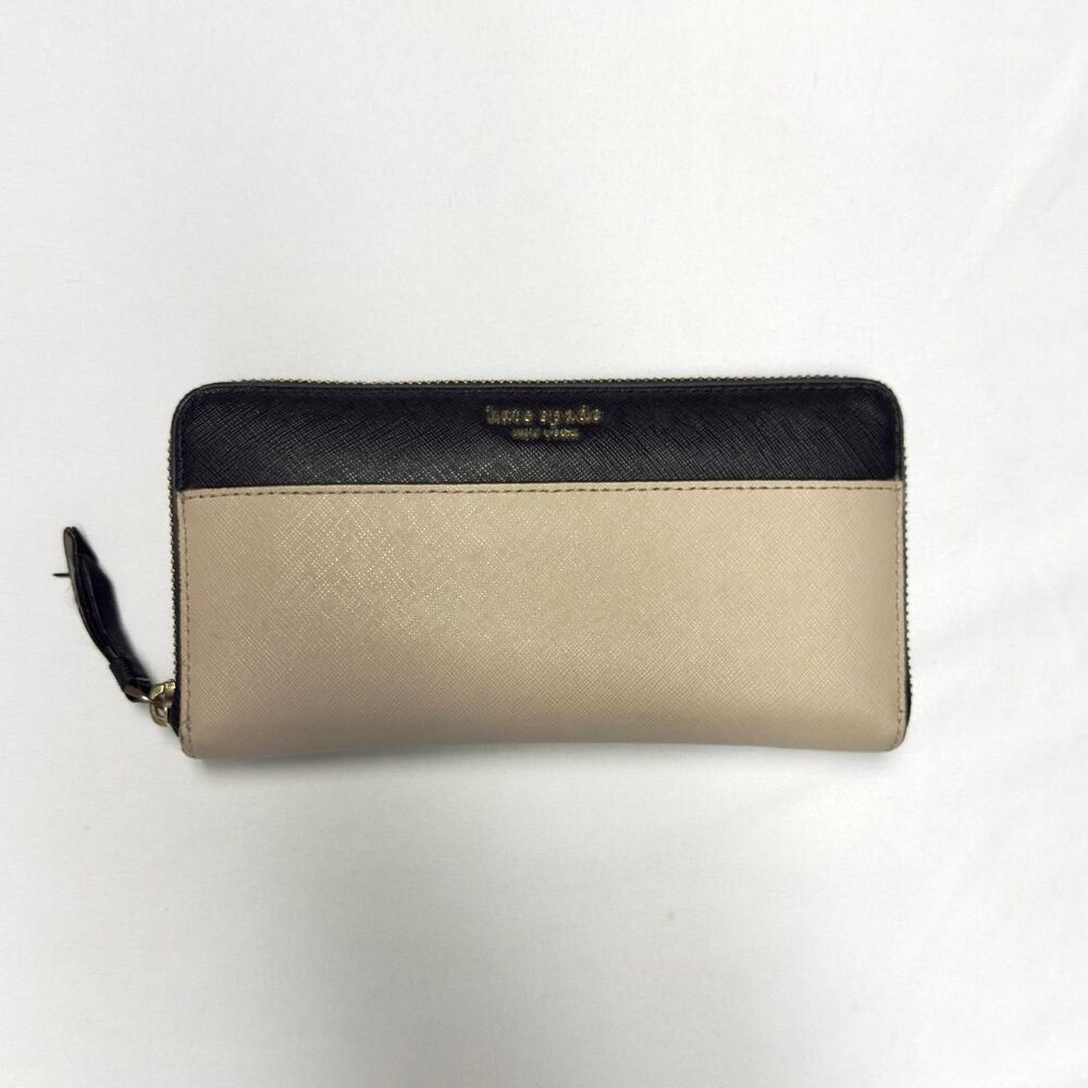 Kate-spade-new-york Women's Black and Cream Wallet-purses